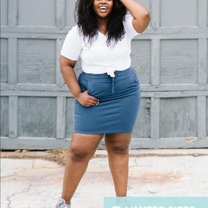 Zyia blue take me everywhere skirt